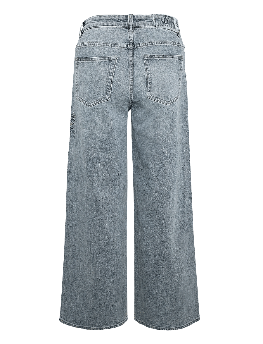 Desigual - DENIM_FAIRY - hosen mit weitem bein - blue - 2