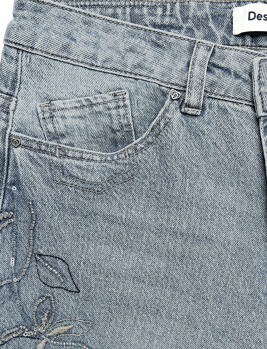 Desigual - DENIM_FAIRY - hosen mit weitem bein - blue - 5