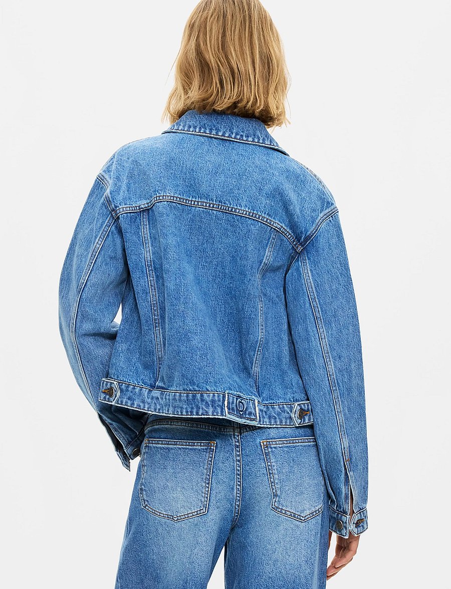 Desigual - CHAQ_BUTTERF - frühlingsjacken - blue - 3
