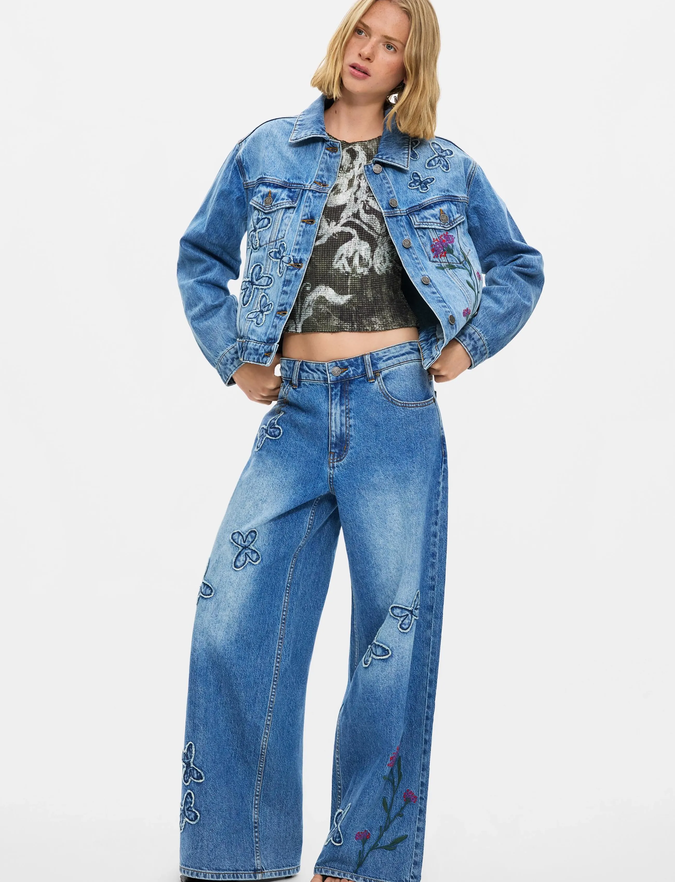 Desigual - CHAQ_BUTTERFL - blue - 4
