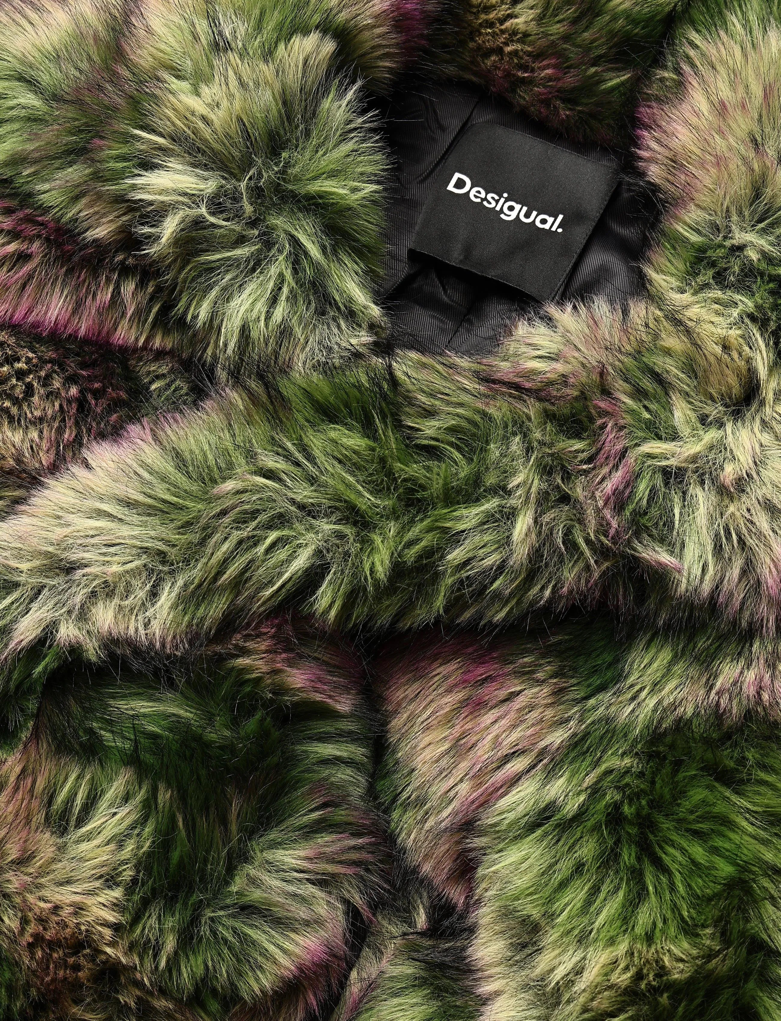 Desigual - FAKE FUR_CAMOMILLE_LACROIX - green - 2