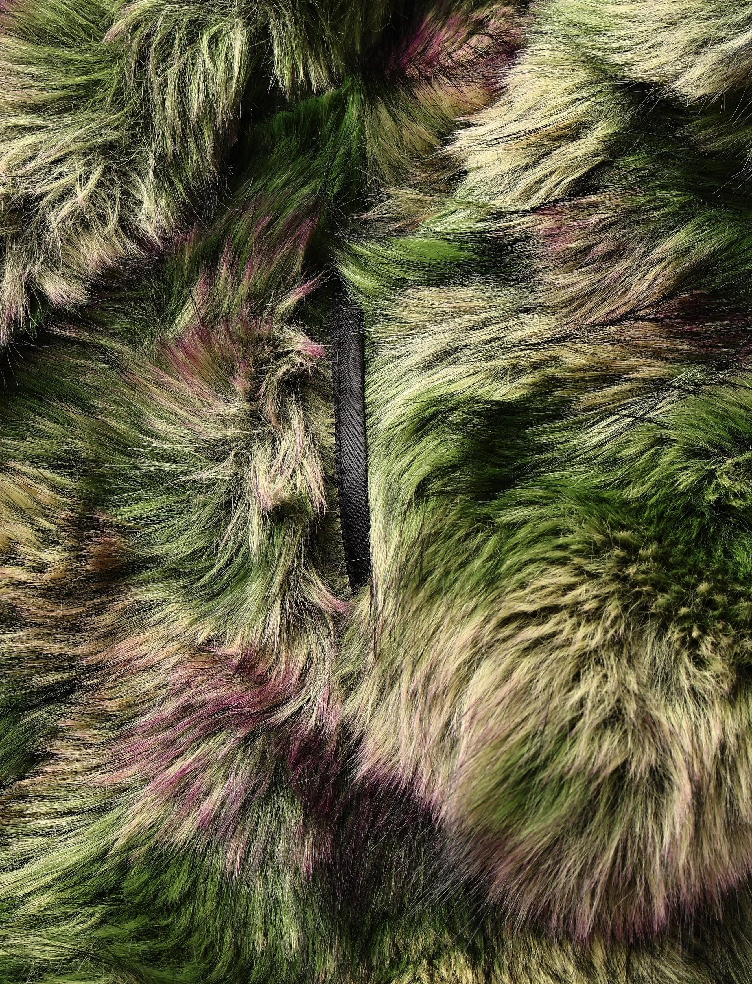 Desigual - FAKE FUR_CAMOMILLE_LACROIX - green - 3