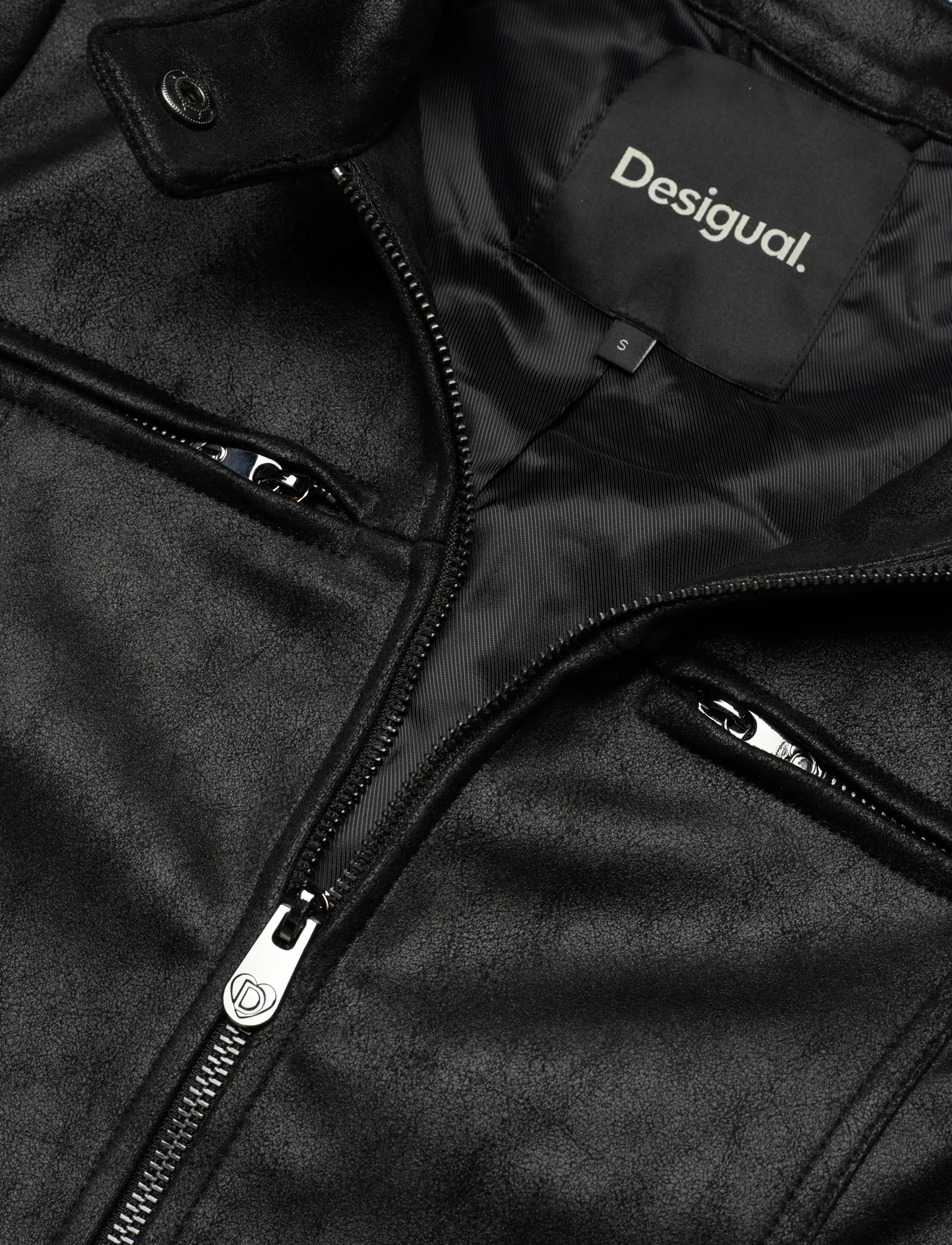 Desigual - CHAQ_BIKERCY - leather jackets - black - 5