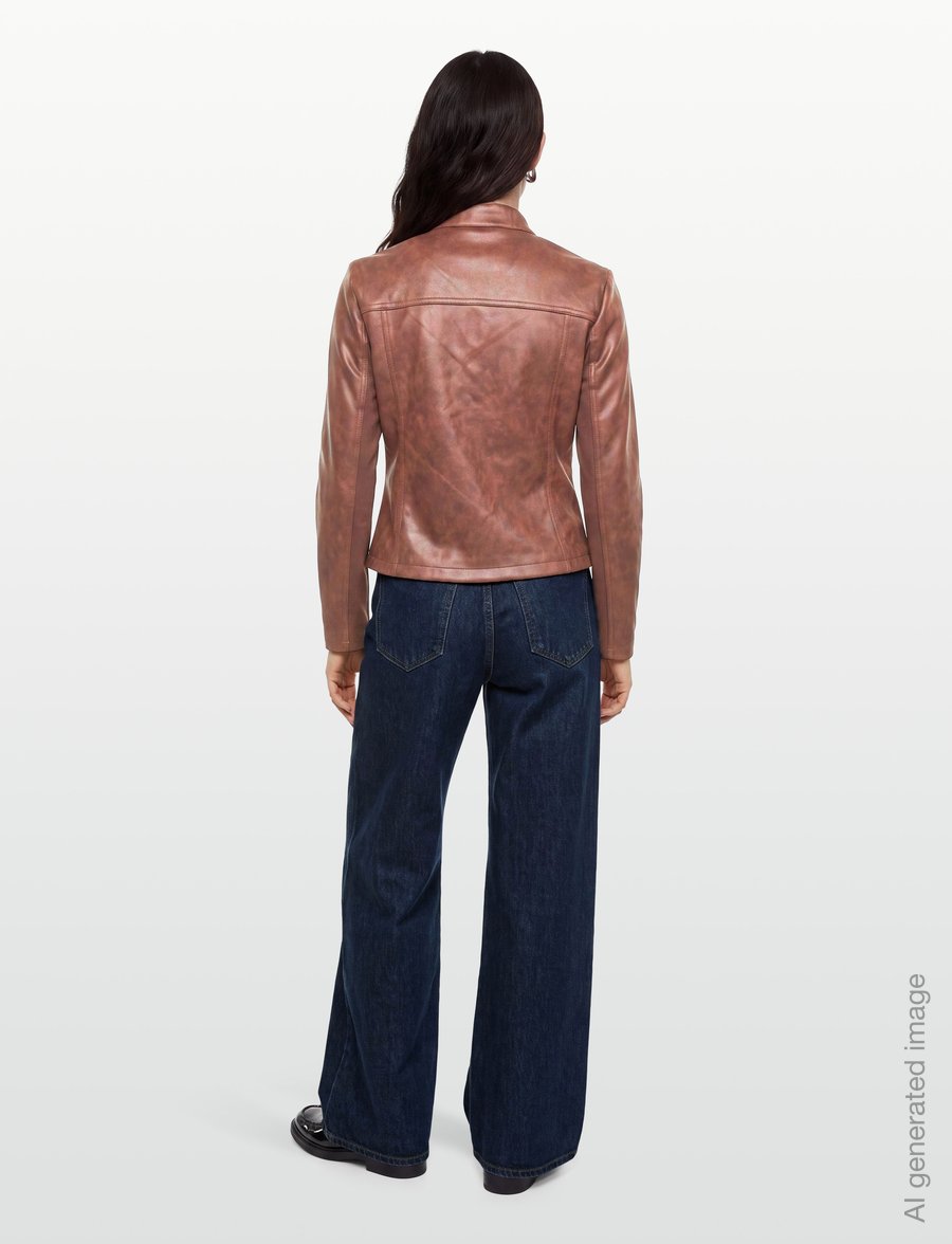 Desigual - CHAQ_BIKERCY - frühlingsjacken - brown - 4