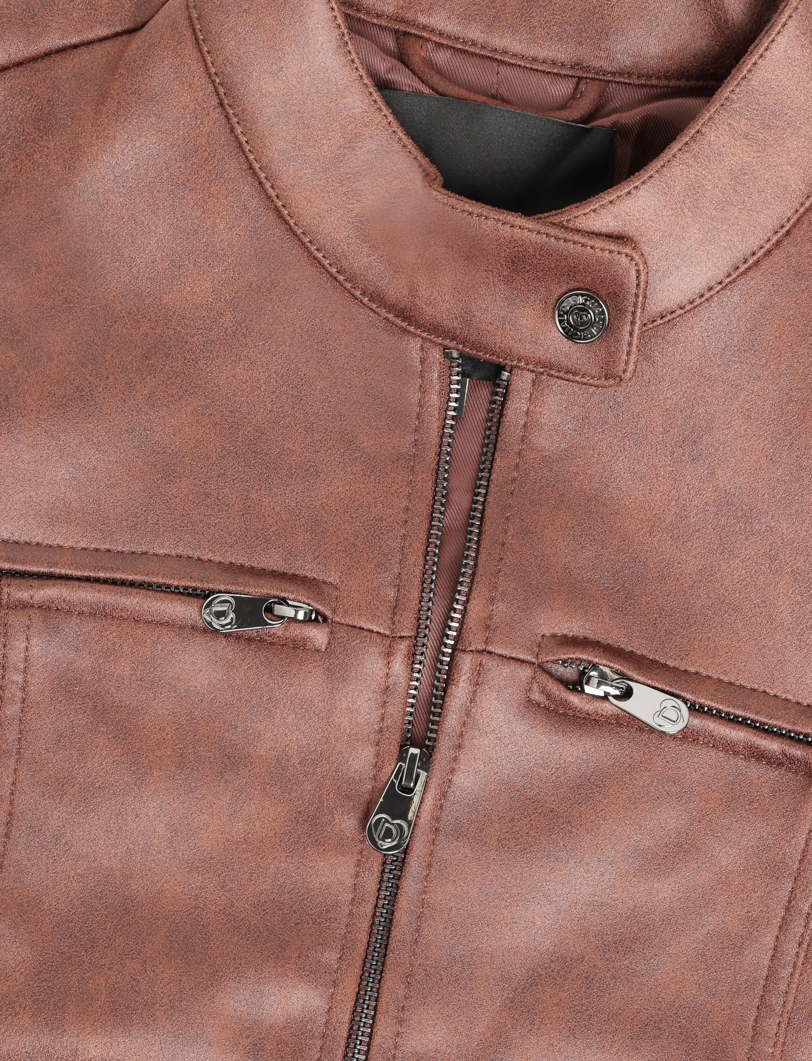 Desigual - CHAQ_BIKERCY - vårjackor - brown - 2
