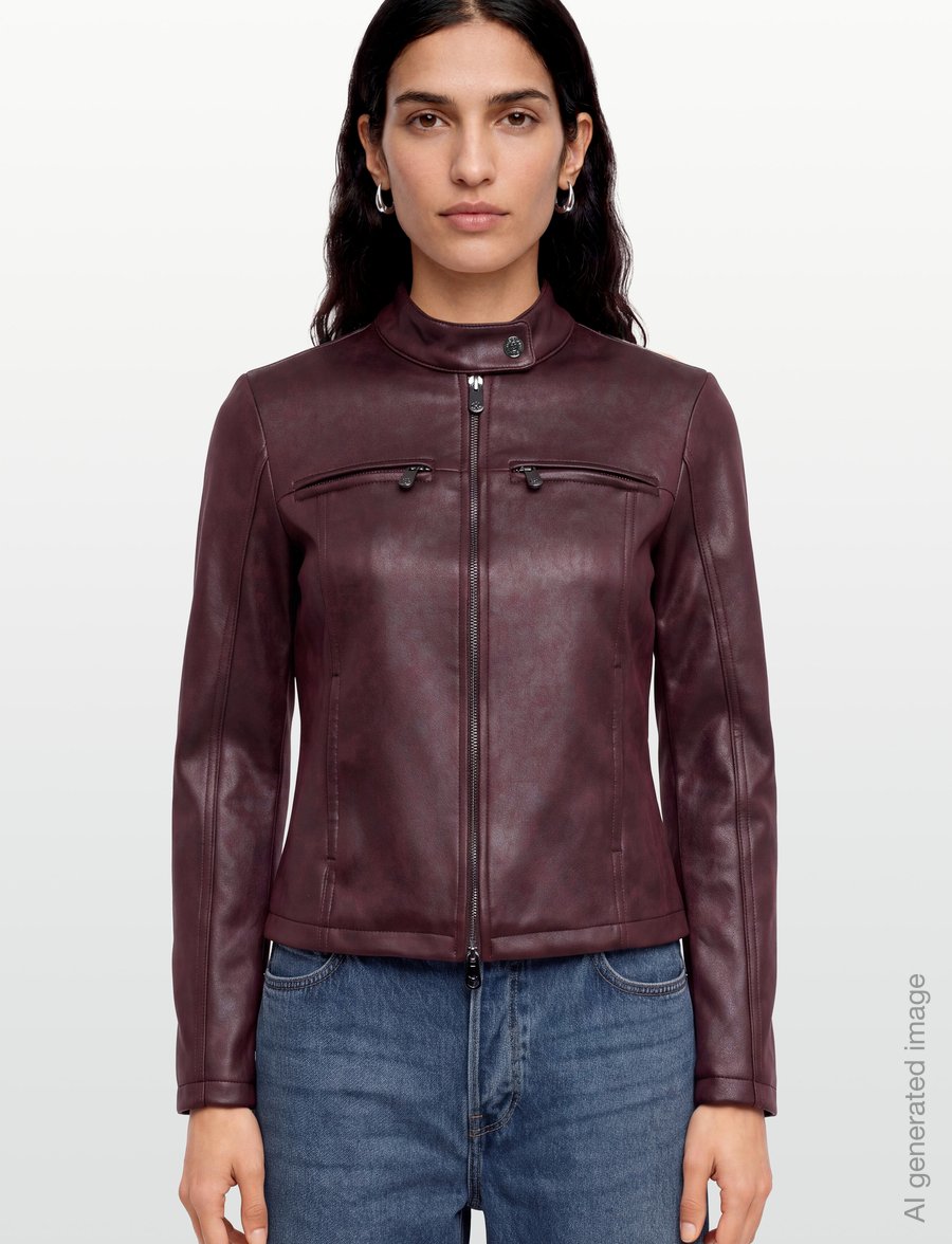 Desigual - CHAQ_BIKERCY - frühlingsjacken - red - 3