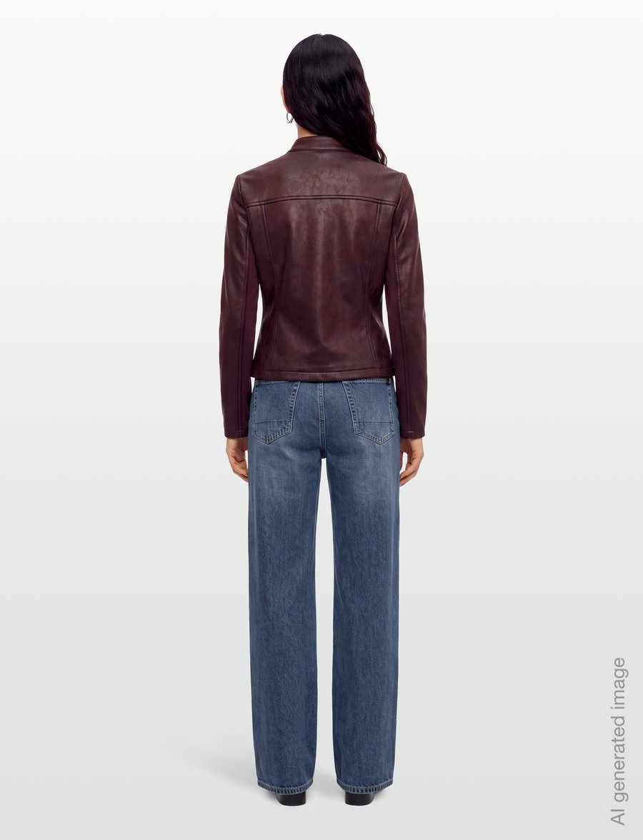 Desigual - CHAQ_BIKERCY - frühlingsjacken - red - 4