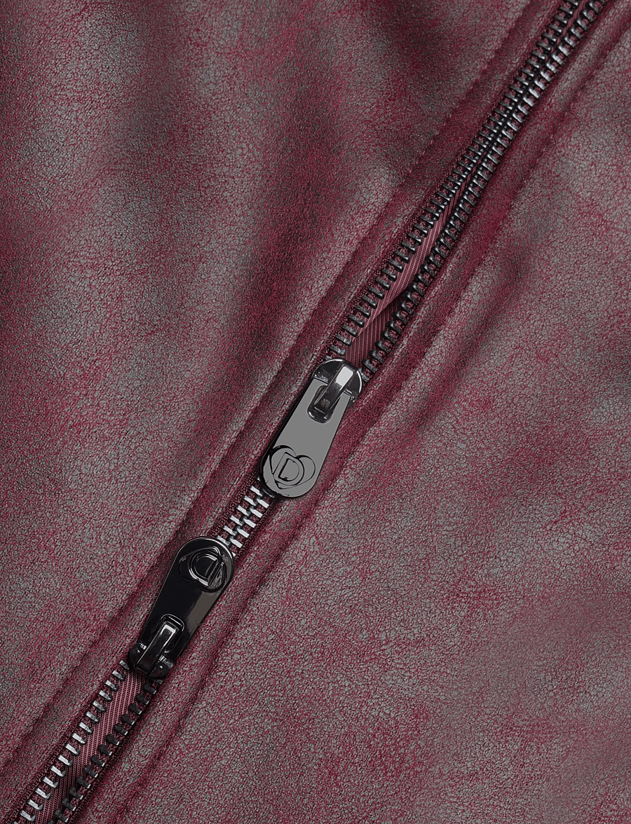 Desigual - CHAQ_BIKERCY - vårjackor - red - 3