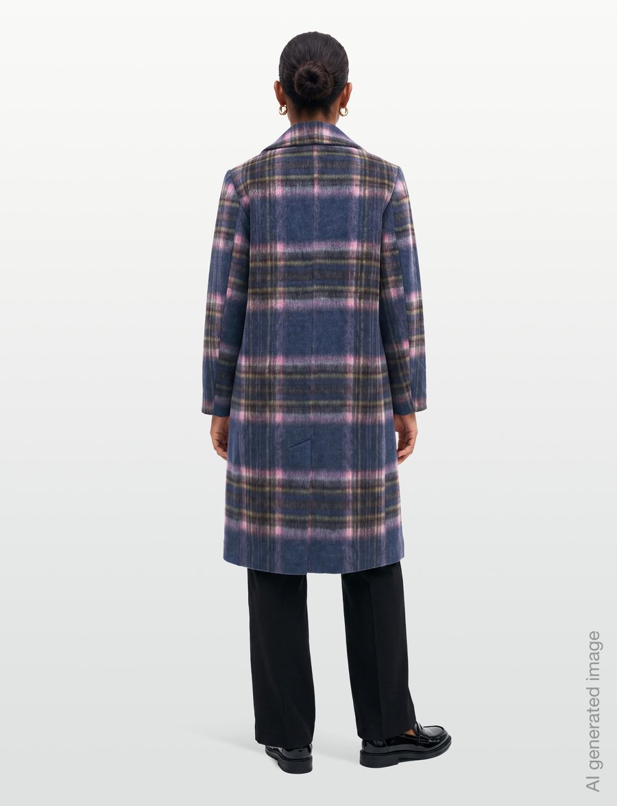Desigual - CHAQ_CHECKERED - winterjacken - blue - 4