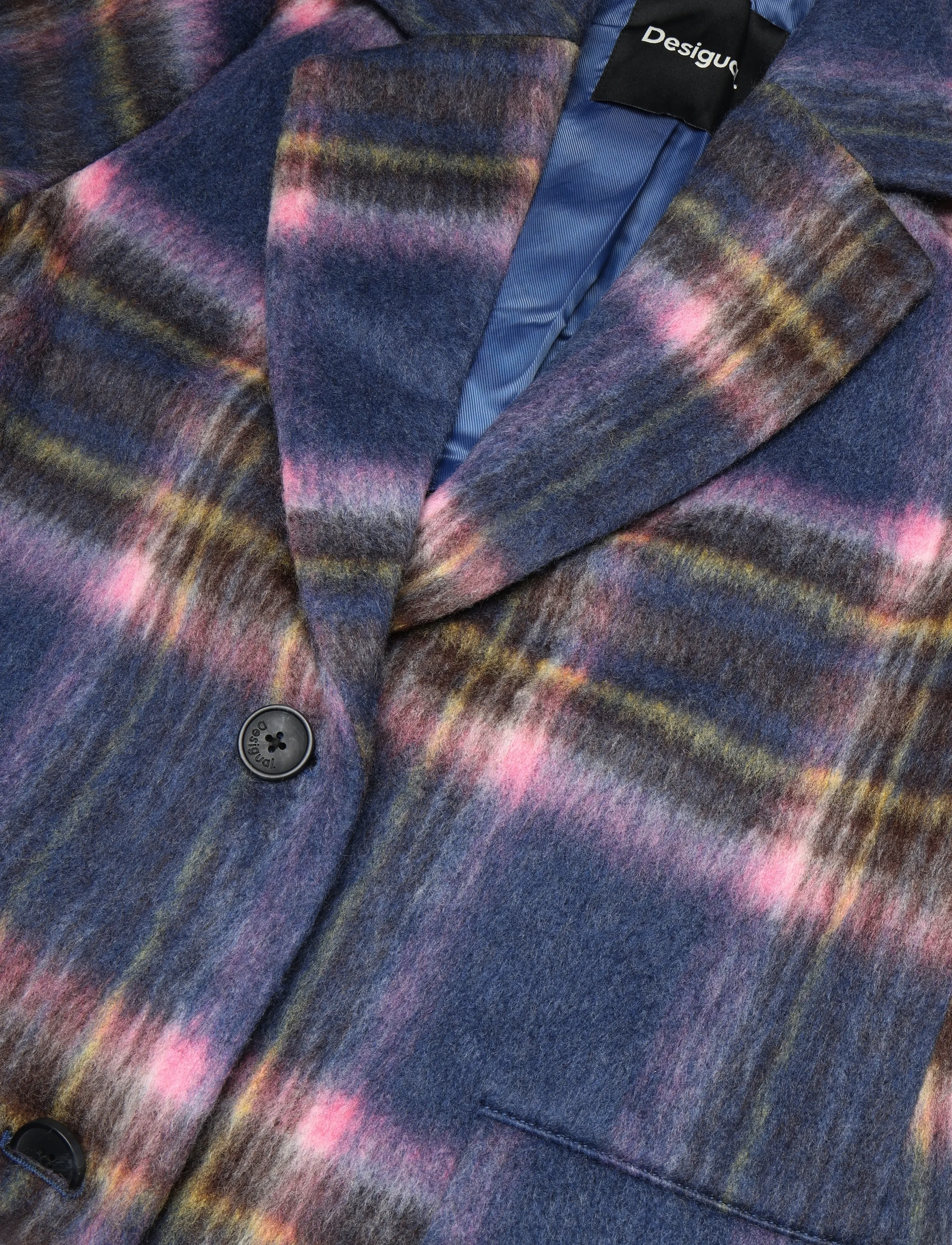 Desigual - CHAQ_CHECKERED - winterjacken - blue - 3
