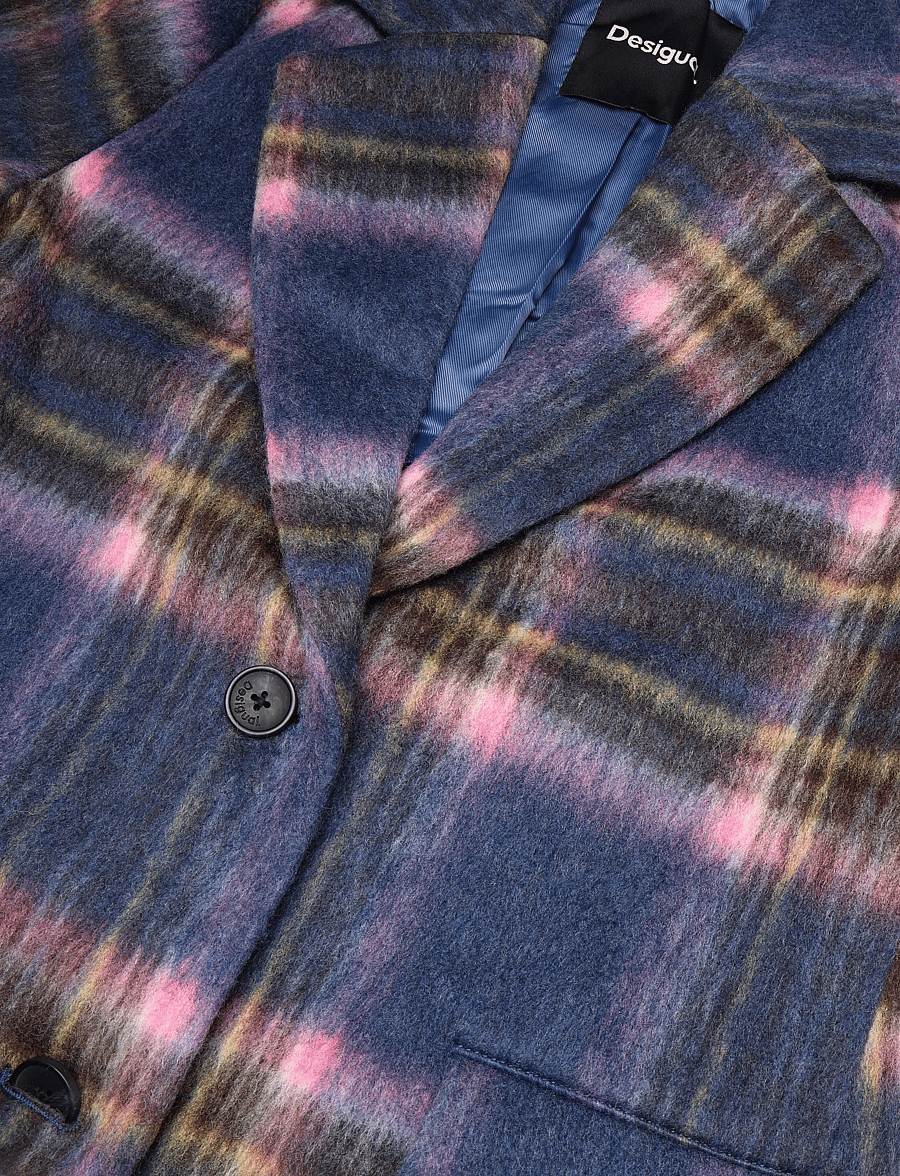 Desigual - CHAQ_CHECKERED - talvejoped - blue - 3
