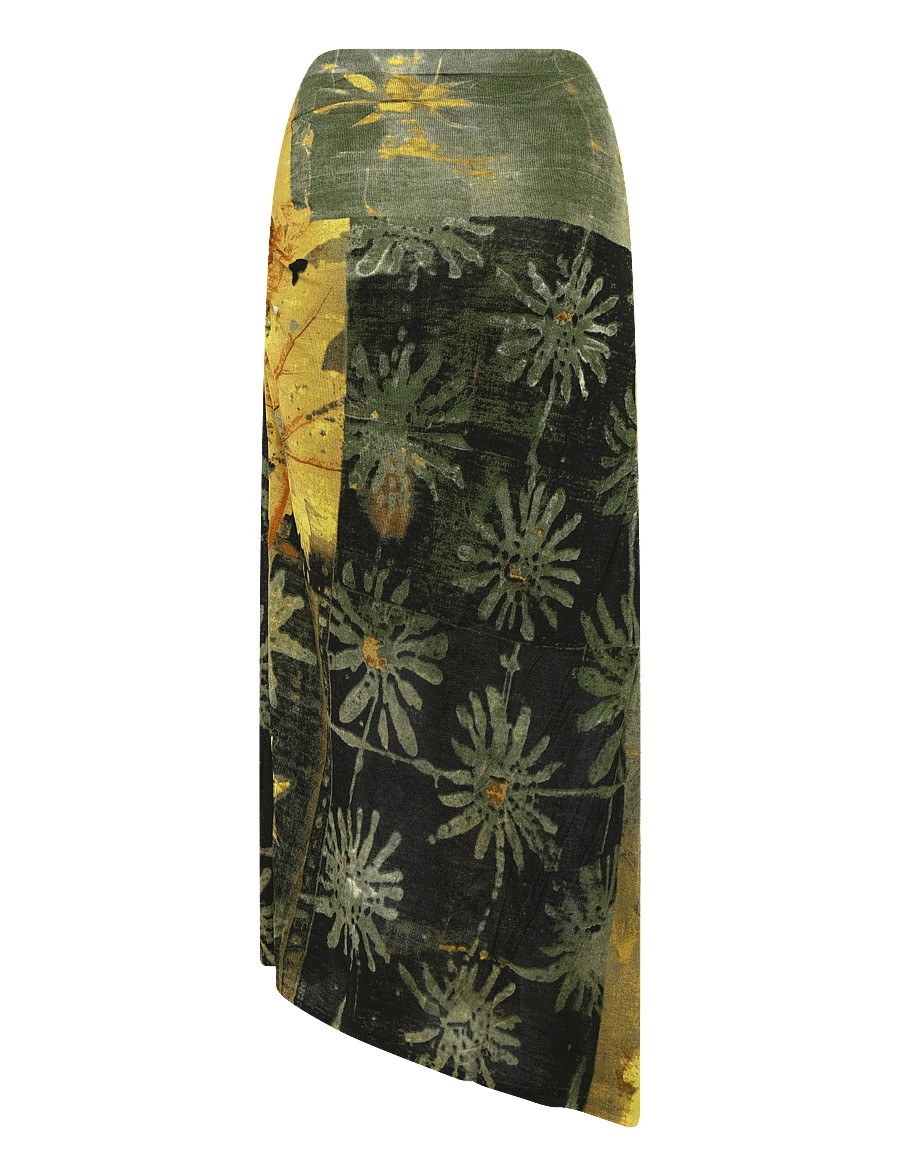 Desigual - FAL_JULIETA - strikkede nederdele - green - 1