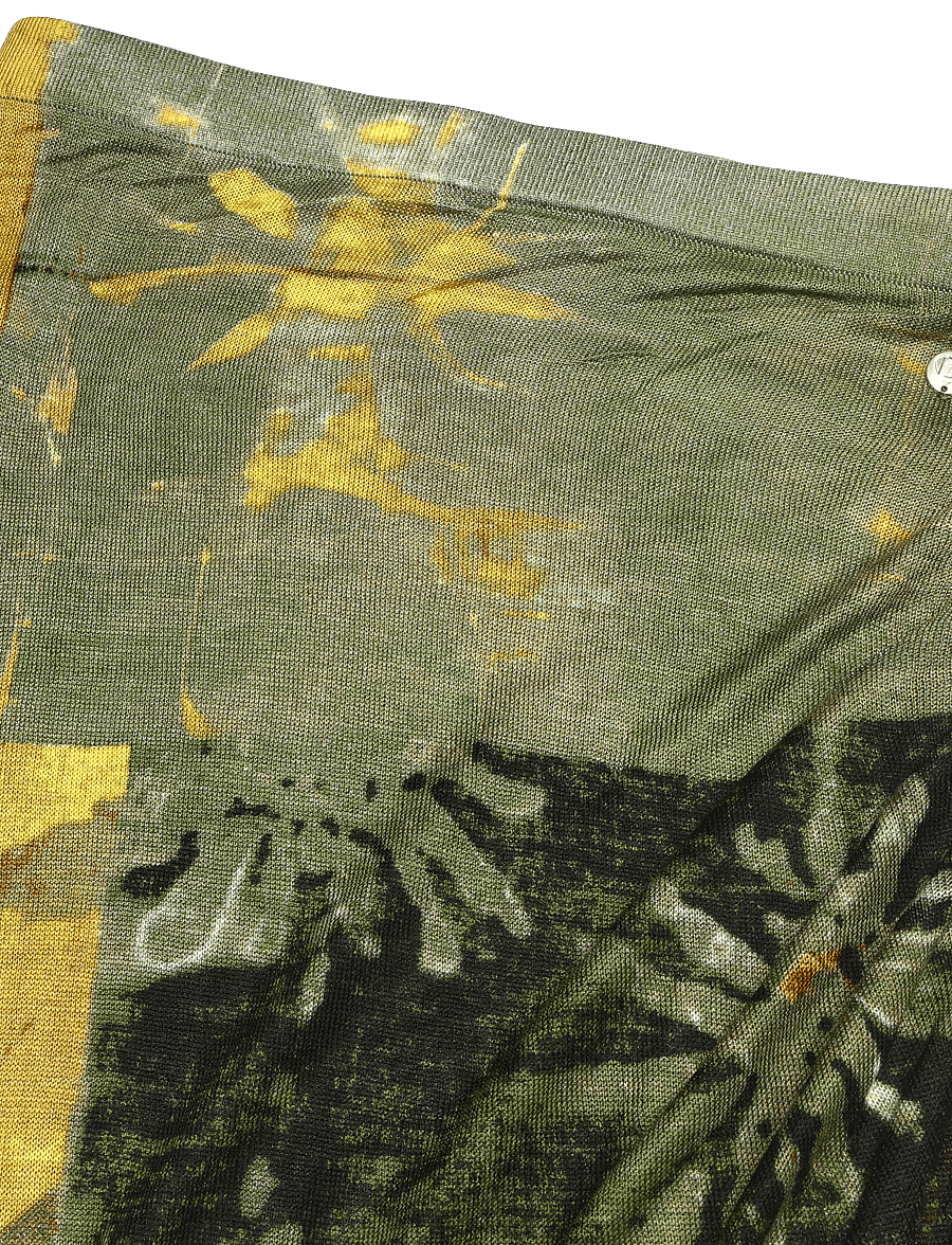 Desigual - FAL_JULIETA - strikkede nederdele - green - 2