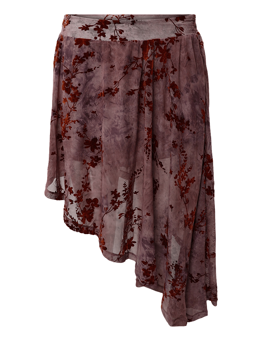 Desigual - FAL_OPORTO - midi-röcke - red - 0