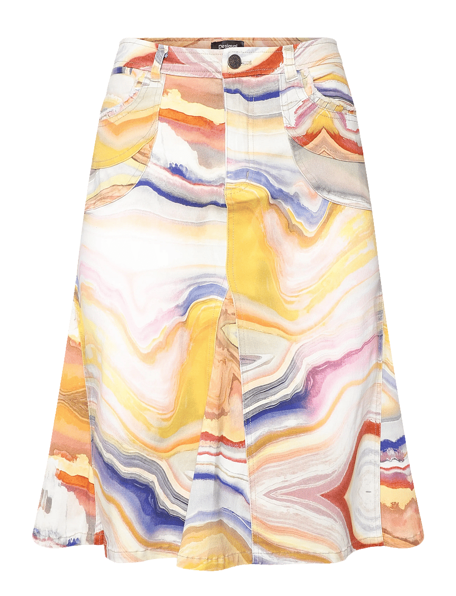 Desigual - FAL_TERREN - midi kjolar - yellow - 1