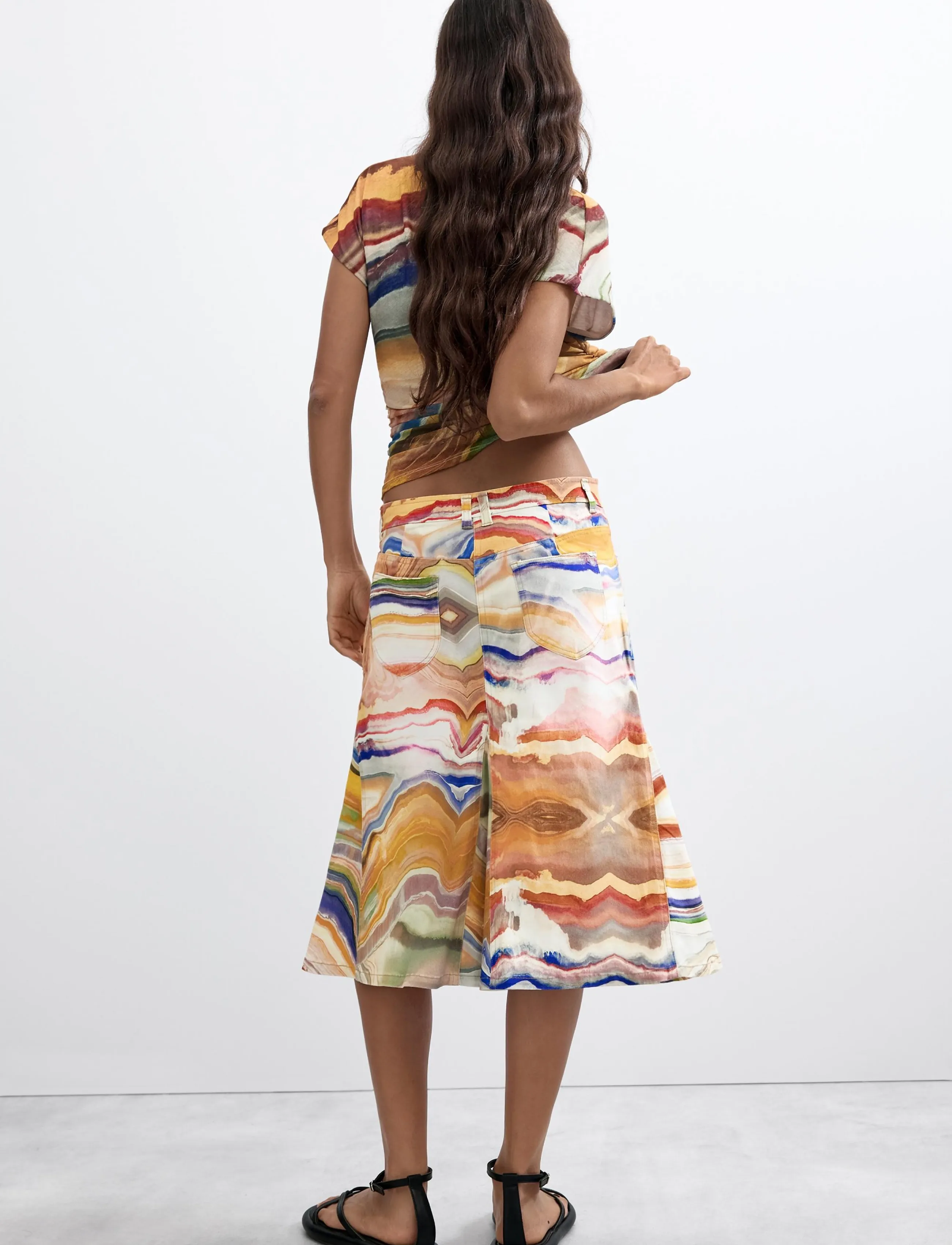 Desigual - FAL_TERREN - midi kjolar - yellow - 3