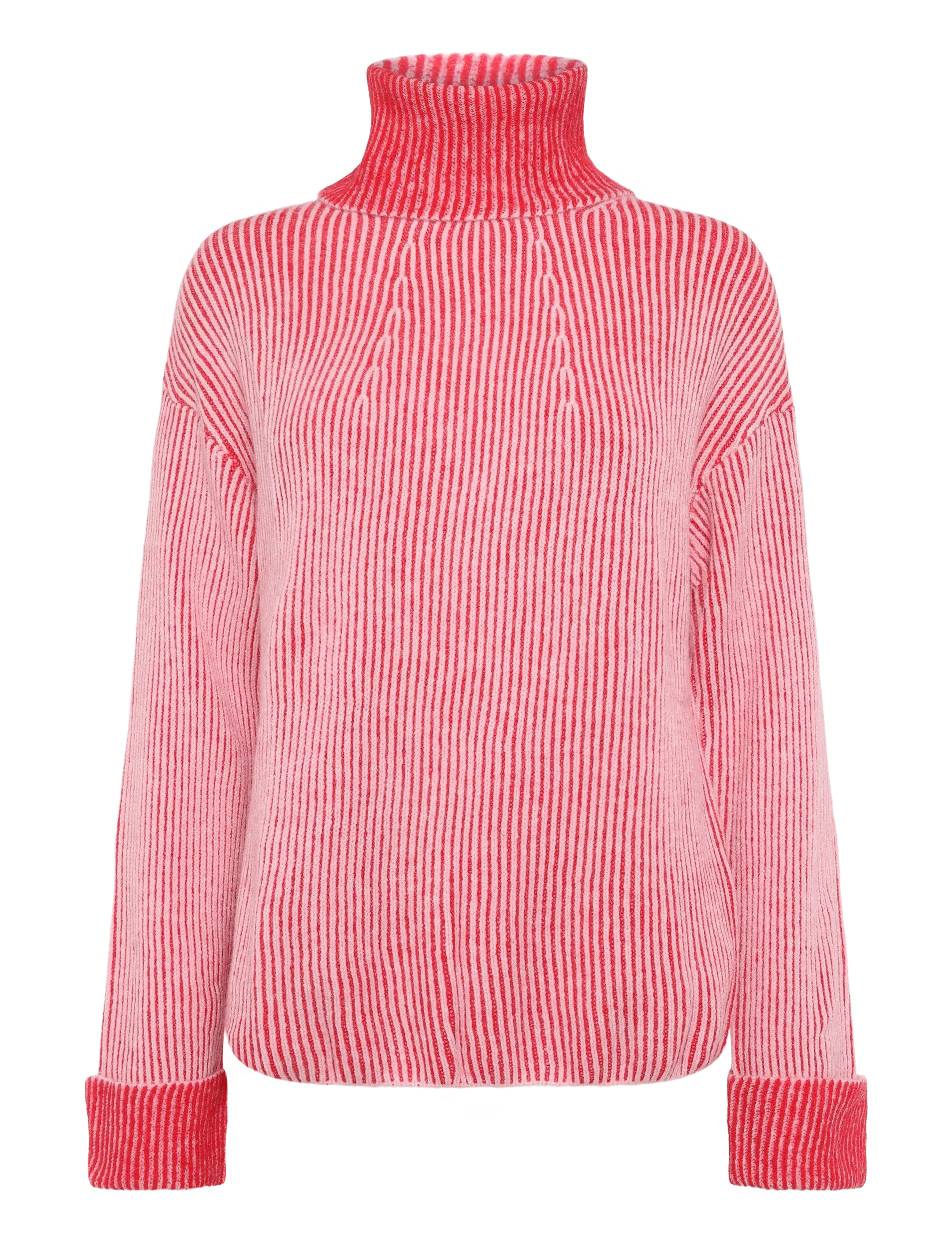 Desigual JERS_EMY - Rollkragenpullover - RED / red