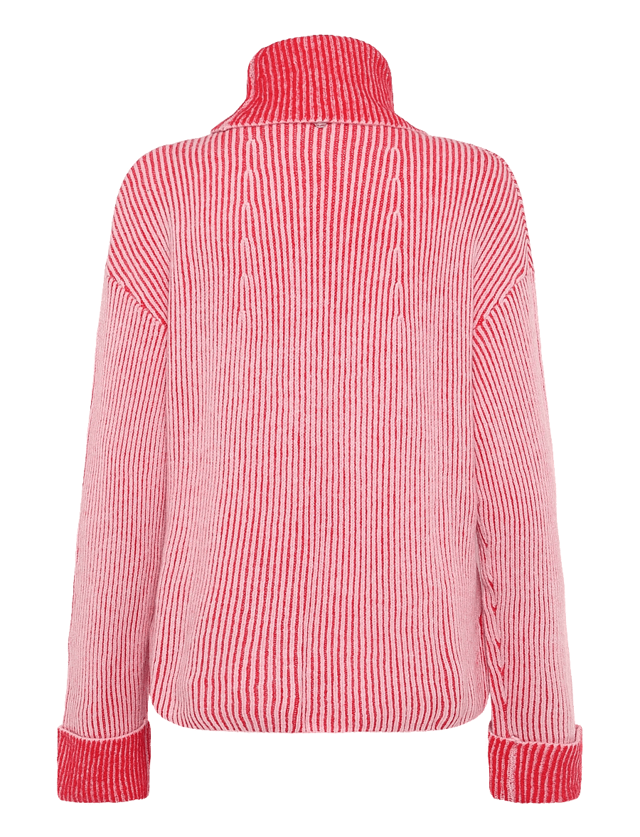 Desigual - JERS_EMY - rollkragenpullover - red - 2