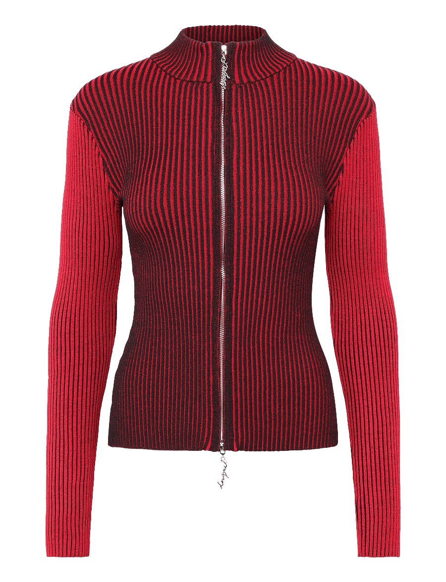 Desigual - JERS_BLOODY - cardigans - red - 0