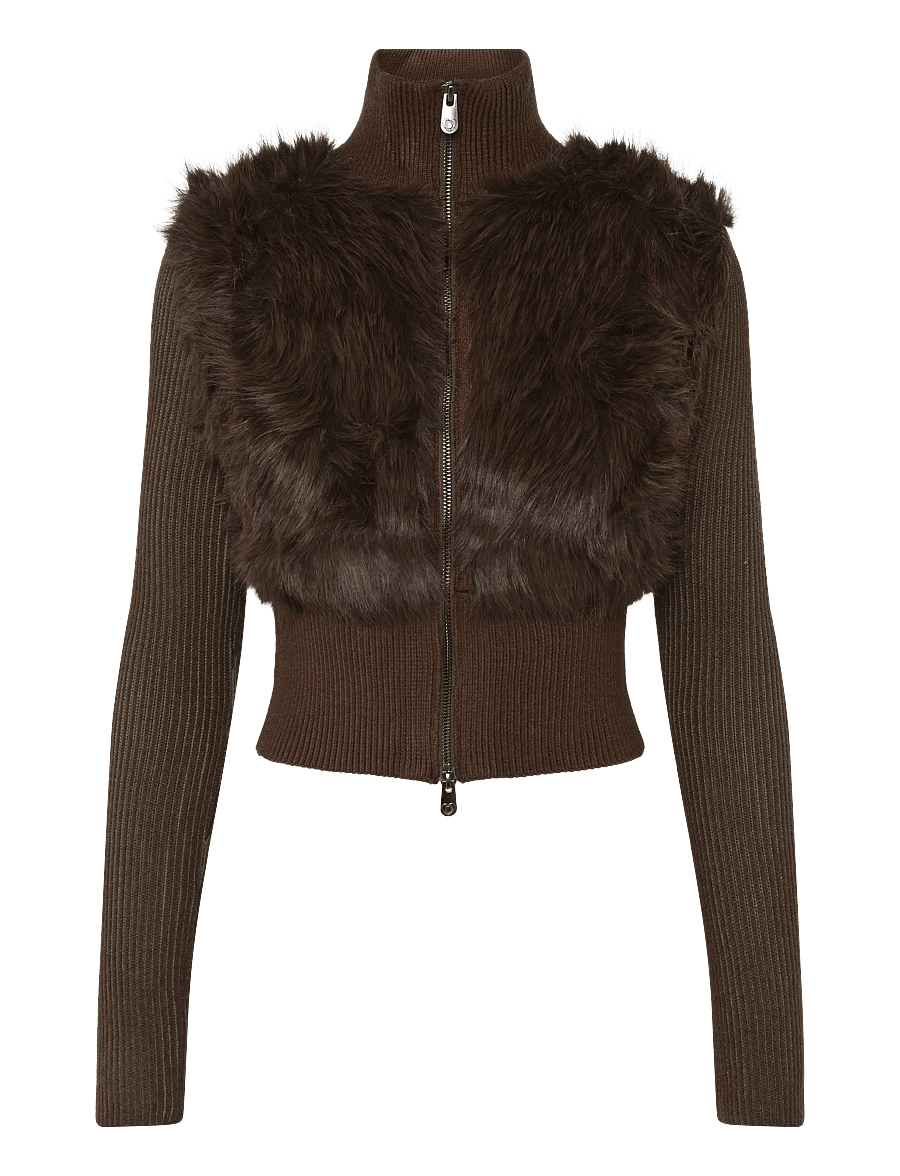 Desigual - JERS_VEGET_2 - rollkragenpullover - brown - 0