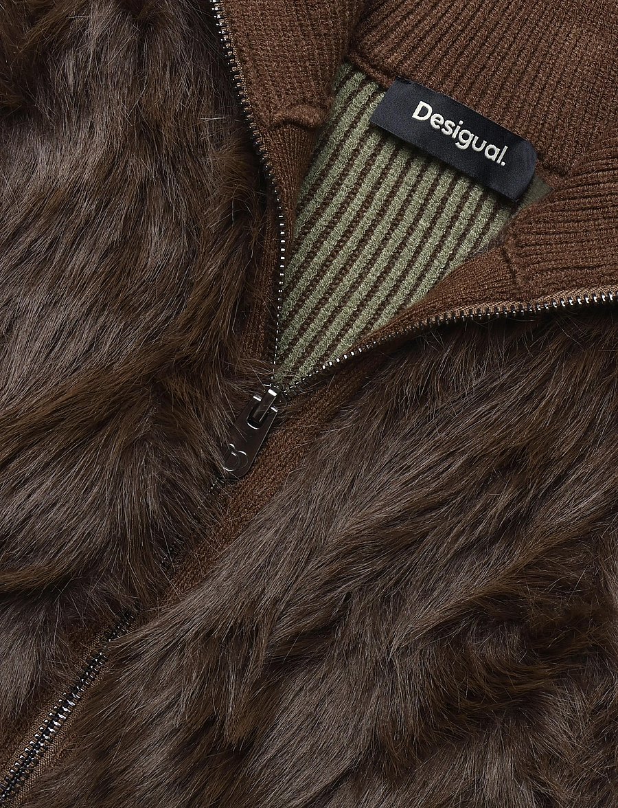Desigual - JERS_VEGET_2 - rollkragenpullover - brown - 2