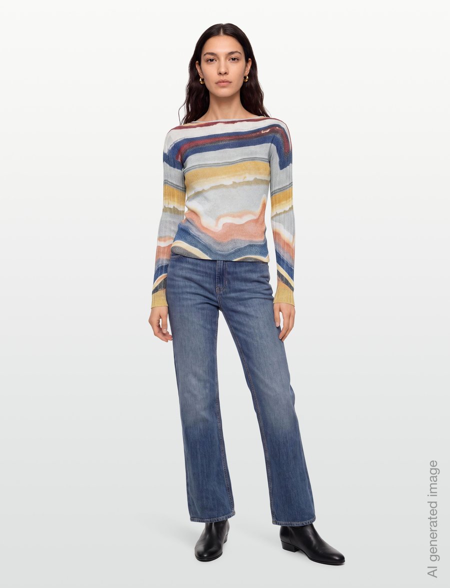 Desigual - JERS_TERRA - striktrøjer - blue - 0