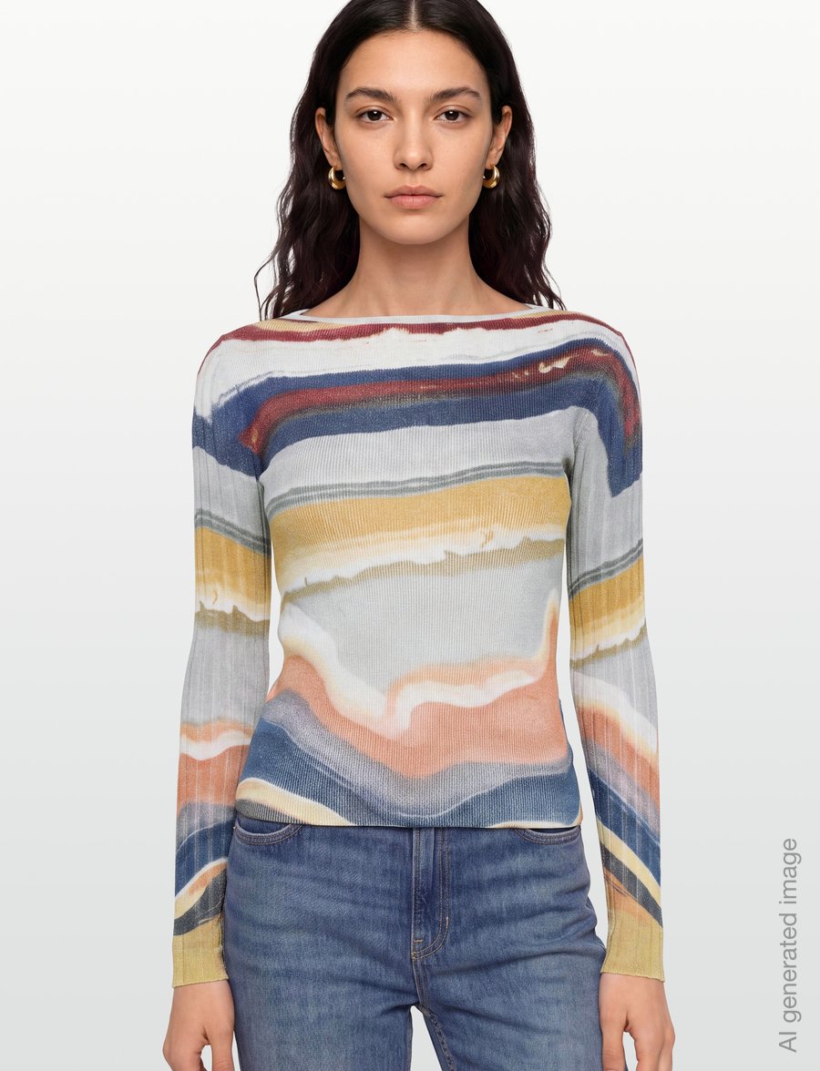 Desigual - JERS_TERRA - striktrøjer - blue - 3