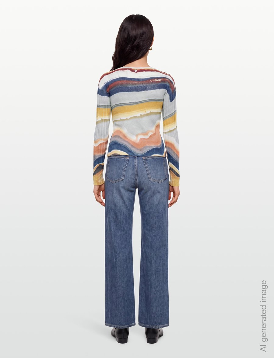 Desigual - JERS_TERRA - striktrøjer - blue - 4