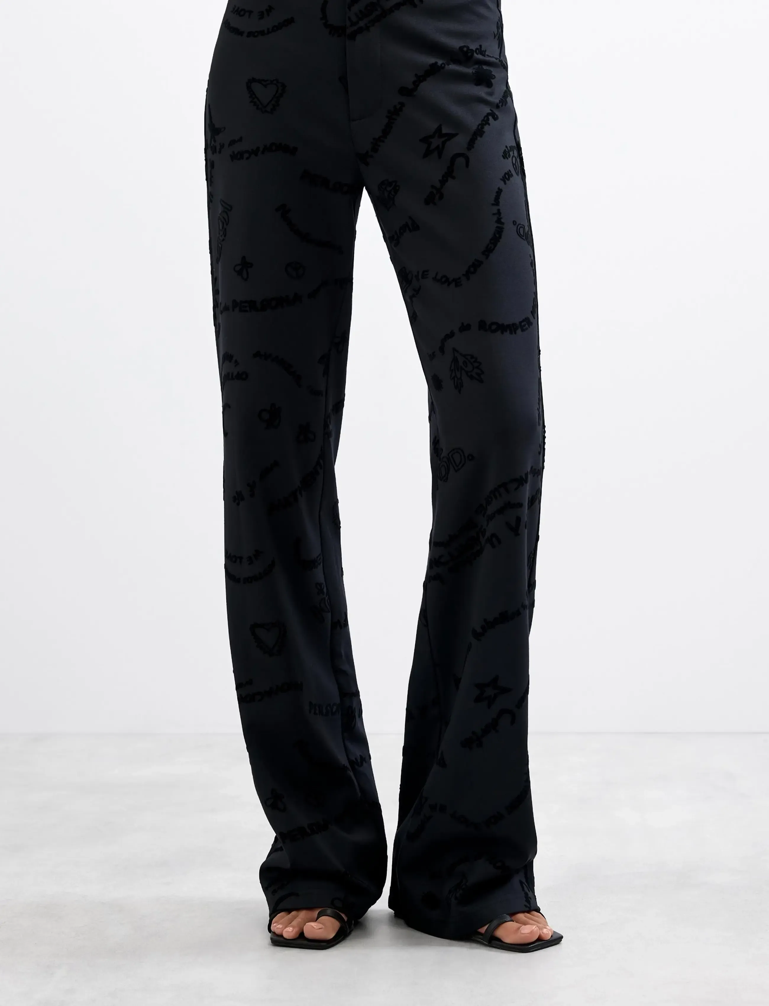 Desigual PANT_MICHELLE - Hosen - BLACK / black