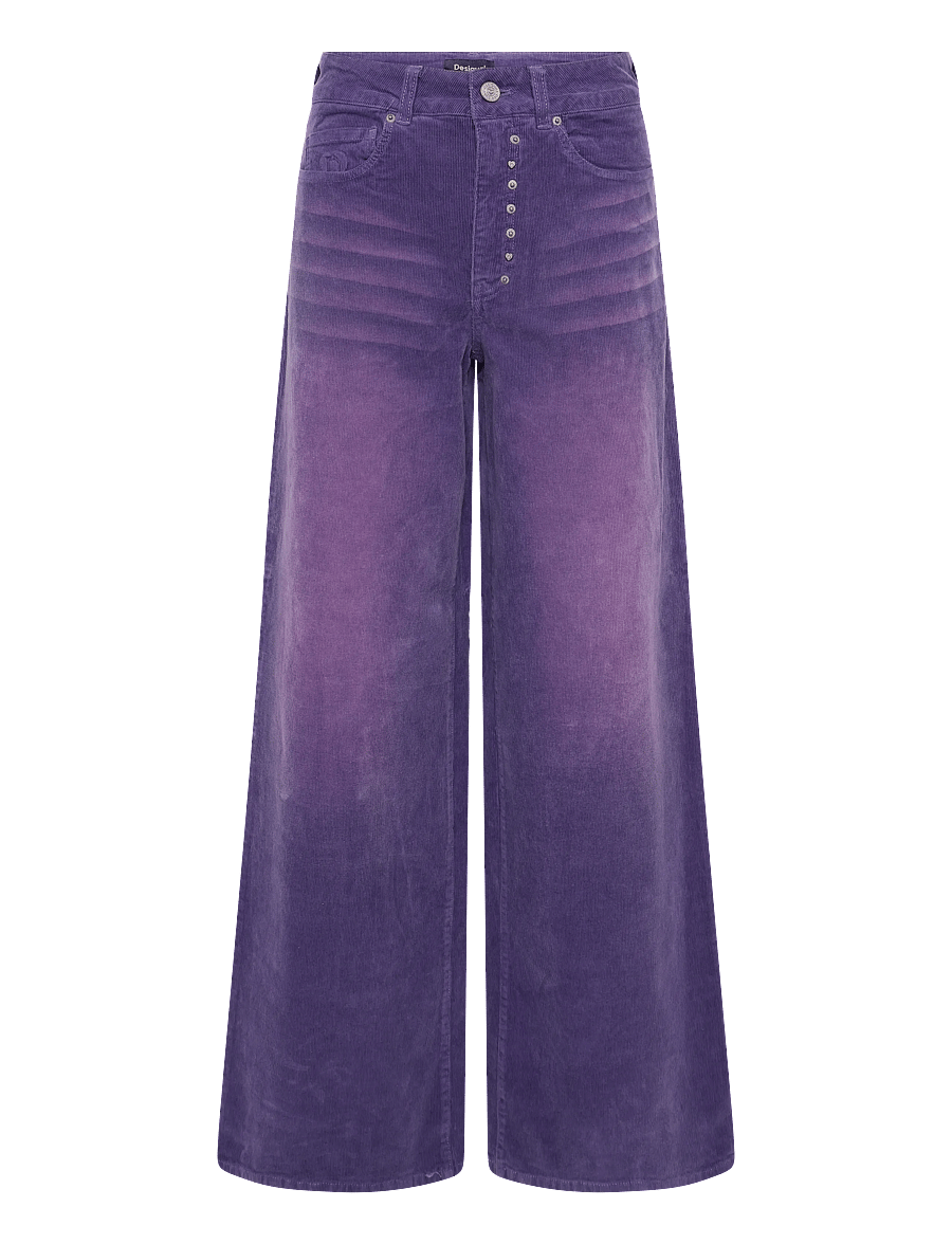 Desigual - PANT_REF_PORLY - hosen mit weitem bein - red - 0