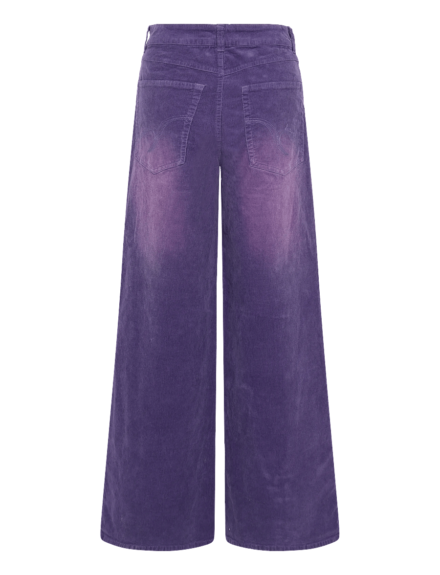 Desigual - PANT_REF_PORLY - hosen mit weitem bein - red - 1