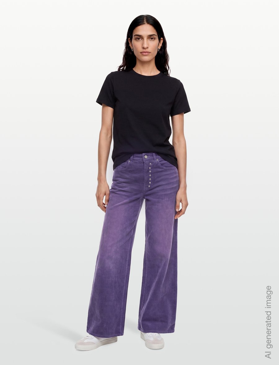 Desigual - PANT_REF_PORLY - bukser med brede ben - red - 0