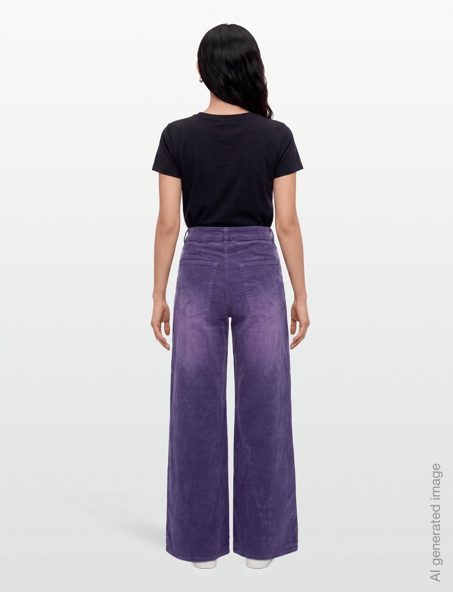 Desigual - PANT_REF_PORLY - bukser med brede ben - red - 4