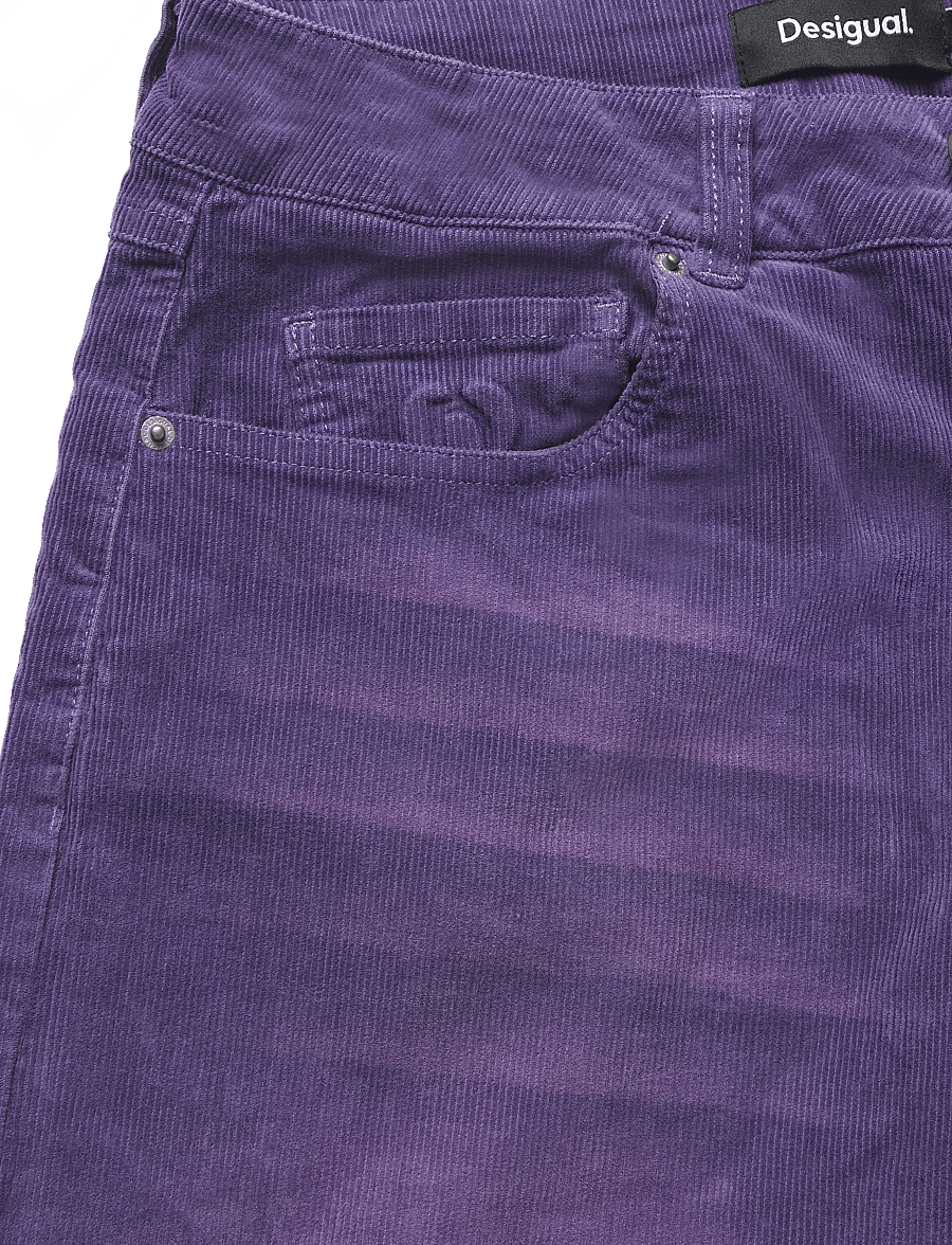 Desigual - PANT_REF_PORLY - hosen mit weitem bein - red - 2