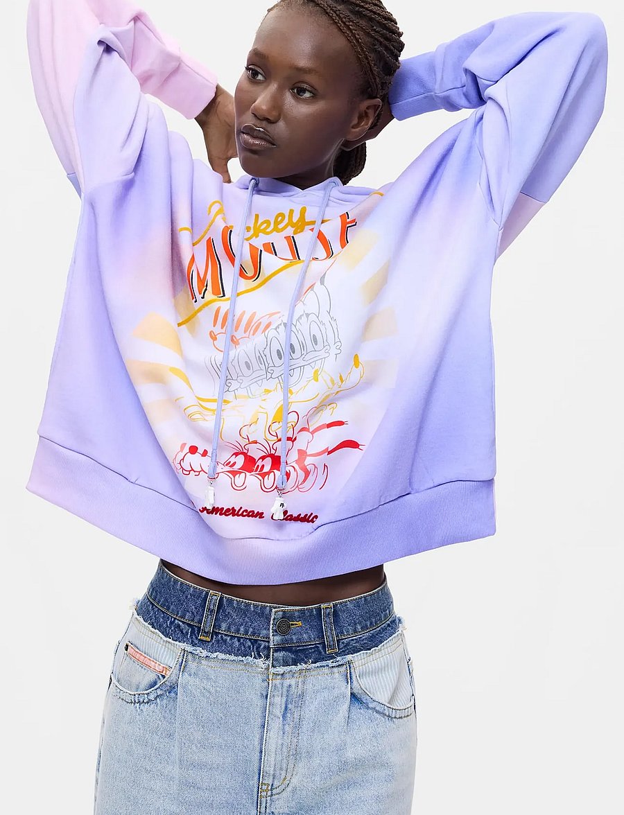 Desigual - SWEAT_MICKEY&CIA - kapuutsiga pusad - red - 0