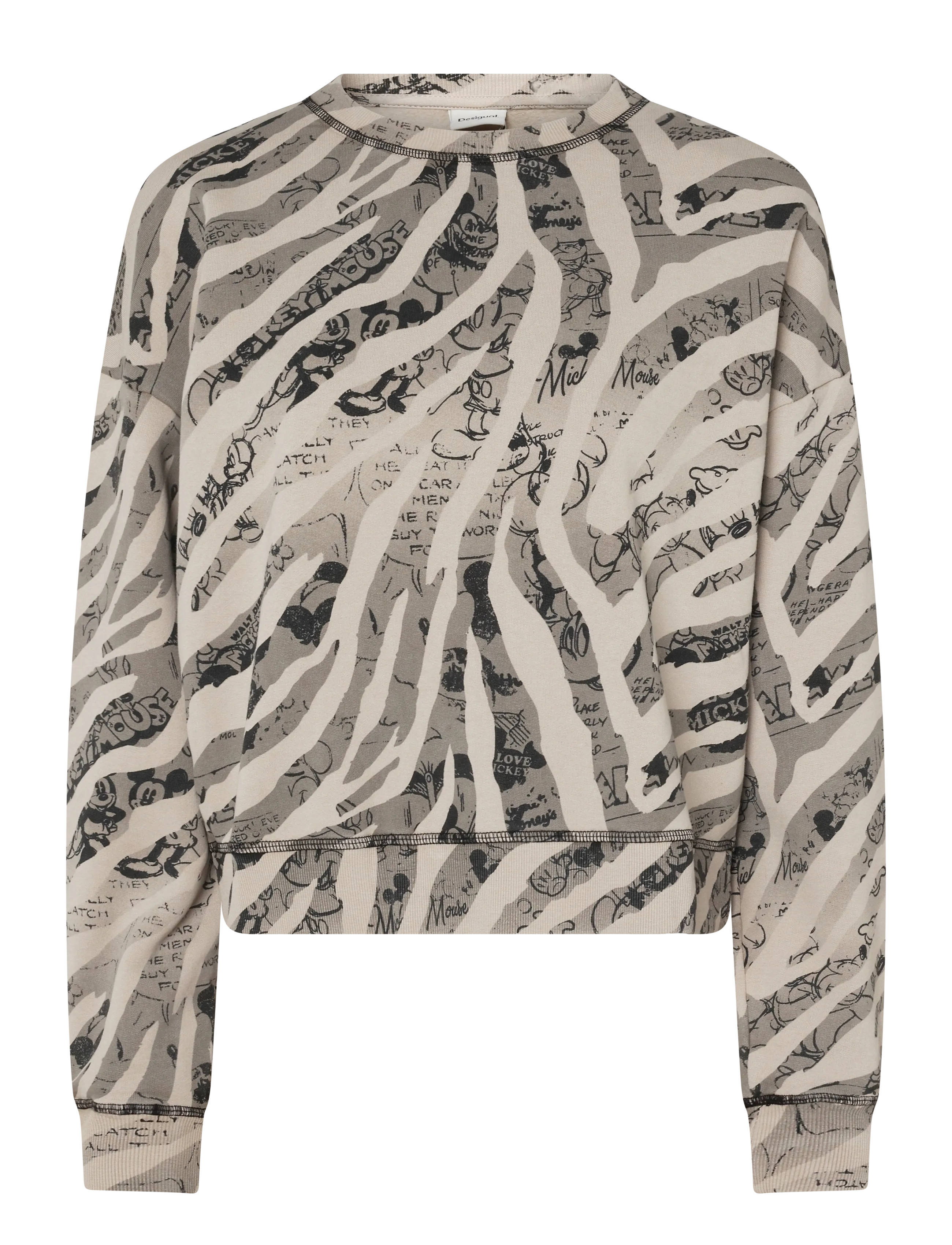 Desigual SWEAT_MICKEY - Sweatshirts & Kapuzenpullover - BLACK / cream