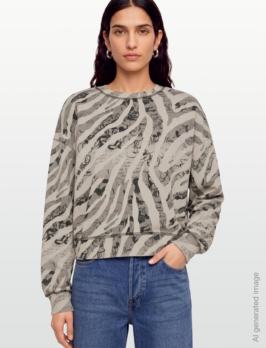 Desigual - SWEAT_MICKEY - hverdags stil - black - 3