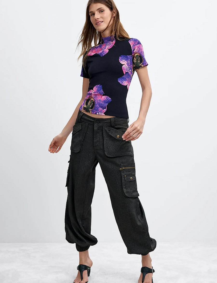 Desigual - TS_ORCHIDPRUPLE_LACROIX - rullekraver - black - 4