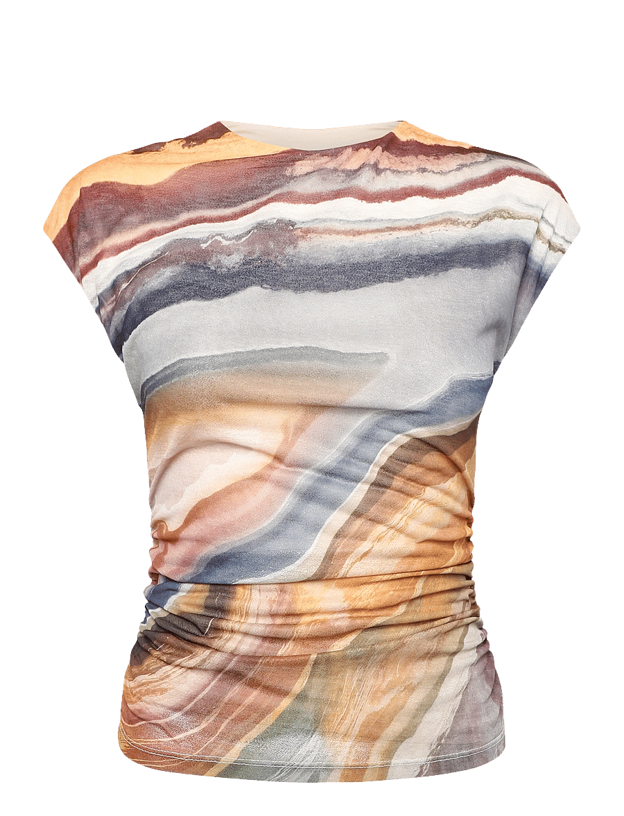 Desigual - TS_REIKIAVIK - t-särgid - material finishes - 1