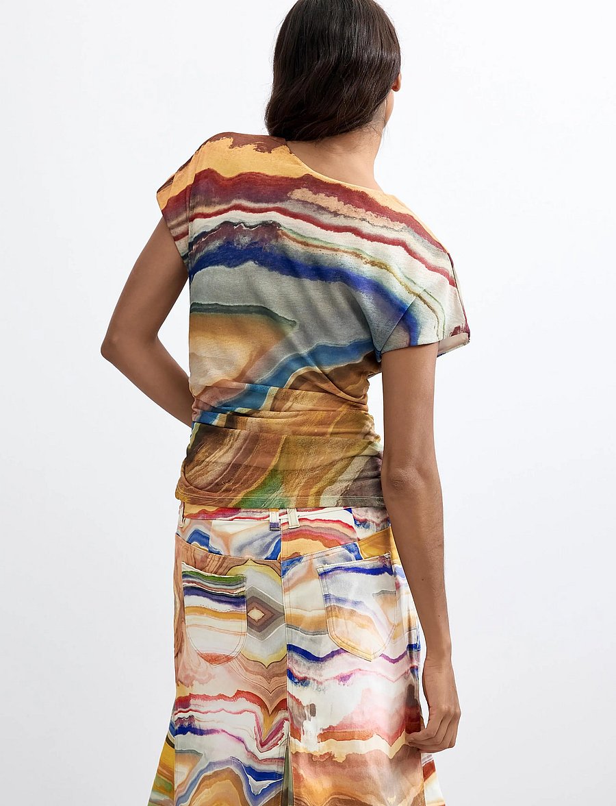 Desigual - TS_REIKIAVIK - t-särgid - material finishes - 3