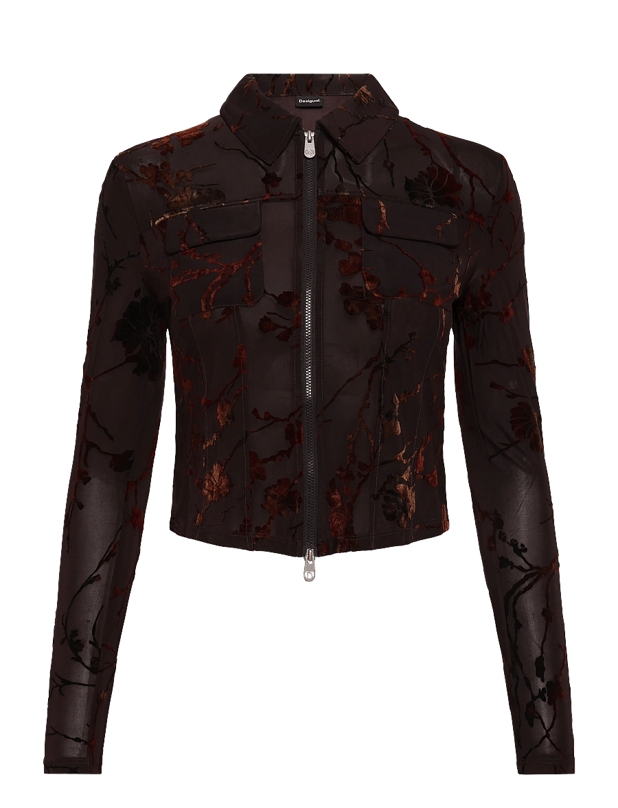 Desigual - TS BUCAREST - long sleeved blouses - brown - 0