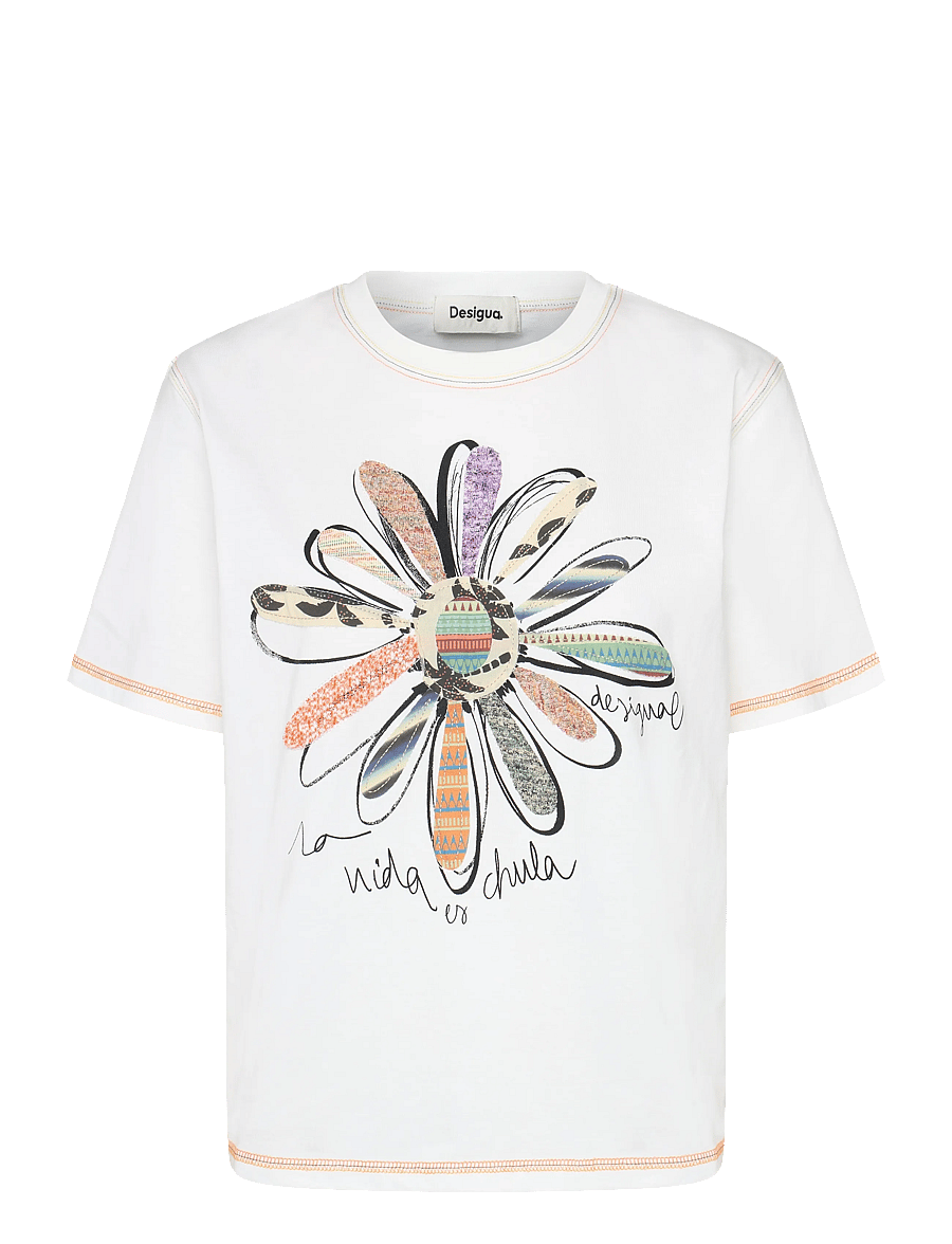 Desigual - TS_OSAKA - t-shirts - white - 1