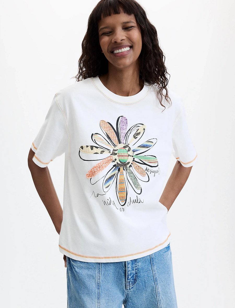Desigual - TS_OSAKA - t-shirts - white - 0