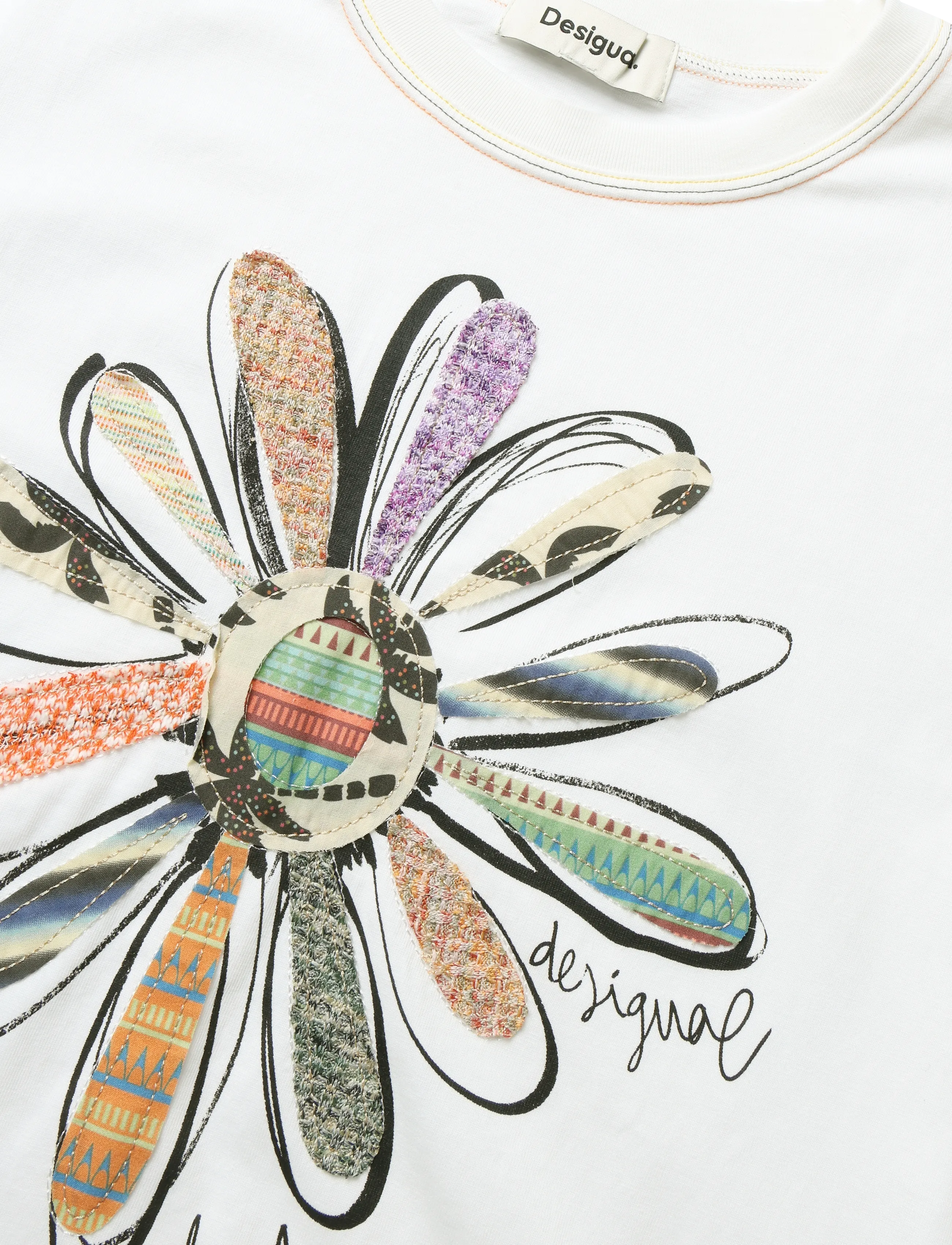 Desigual - TS_OSAKA - t-shirts - white - 5