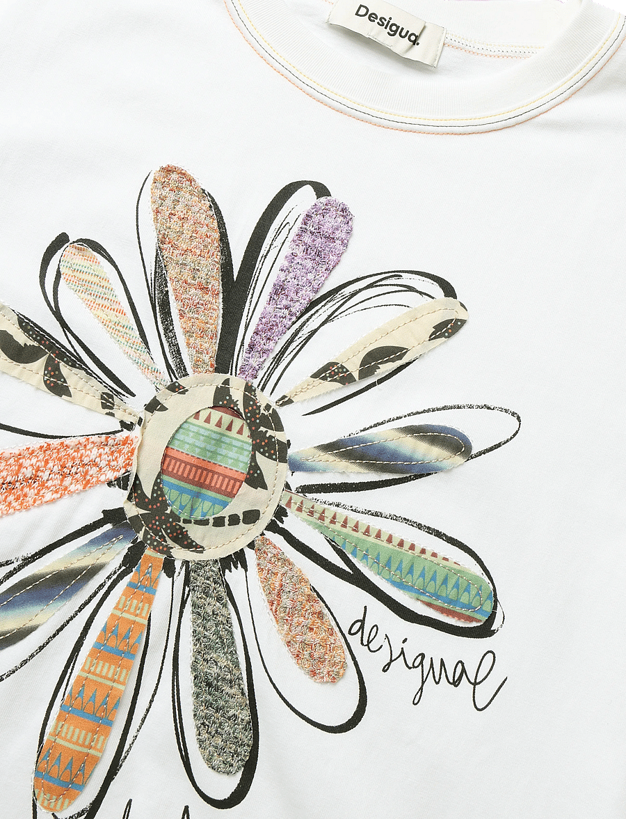 Desigual - TS_OSAKA - t-shirts - white - 5