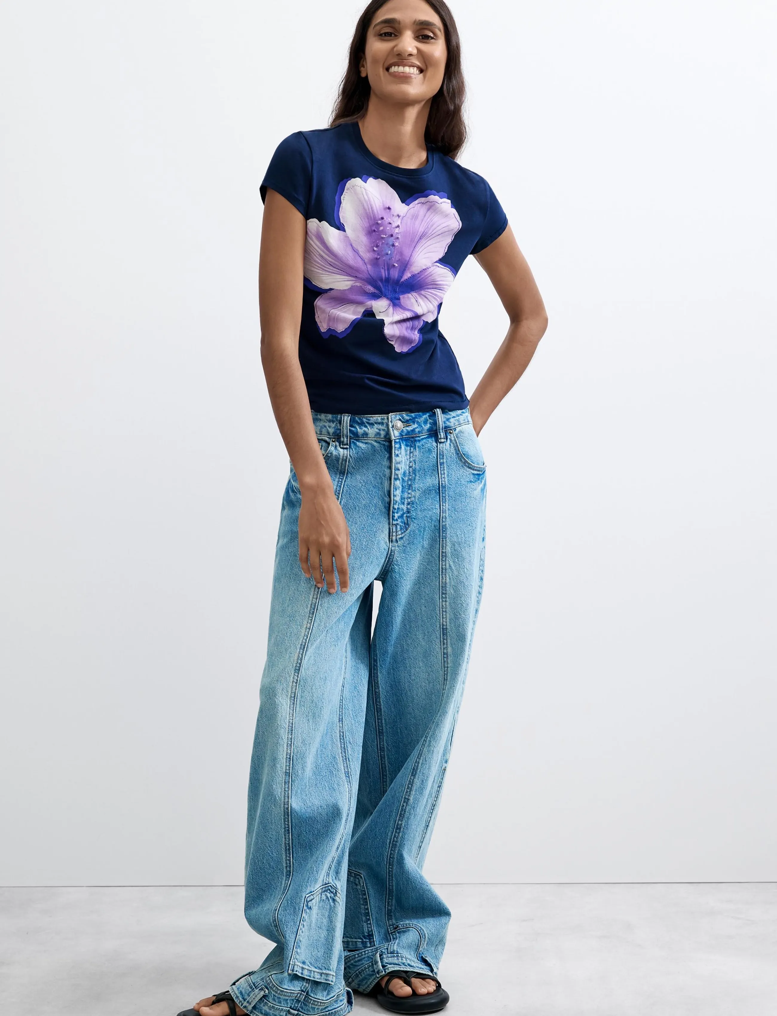 Desigual - TS_YOKOHAMA - t-särgid - blue - 4