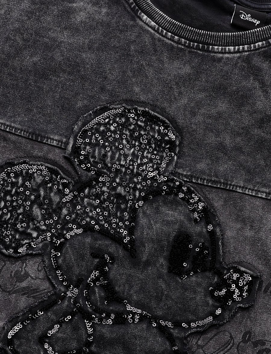 Desigual - TS_MICKEY SEQUIN - t-shirts - black - 2