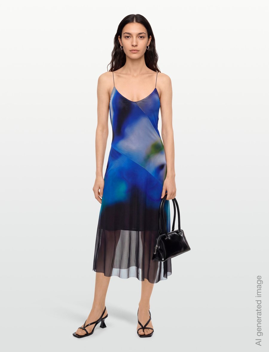 Desigual - VEST_LUPE_LACROIX - slipklänningar - blue - 0