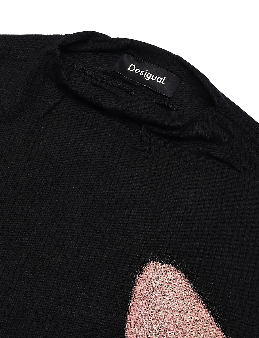 Desigual - VEST_SEVILLA - knitted dresses - black - 2