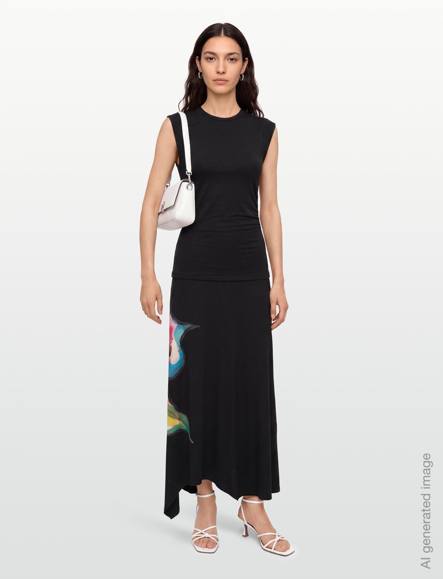 Desigual - VEST_AMBERES - strickkleider - black - 0